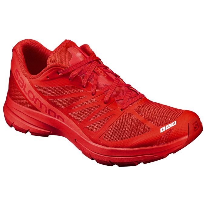 Buty Do Biegania Damskie Salomon S-LAB SONIC 2 - Czerwone - Polska (579-MPXZHS)